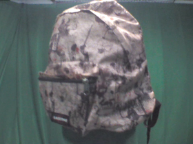 Brown Patterned Backpack